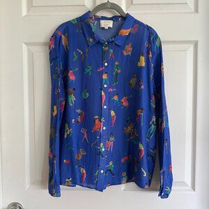 Sezane x G. Kero Pierro Shirt Sz 42/10